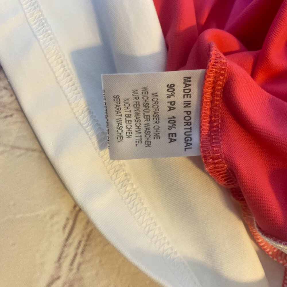 NWT MDC Meryl polo shirt flamingo/taupe - Picture 10 of 11